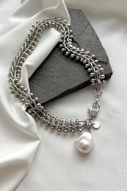 Eleni Fashion Necklace Silver